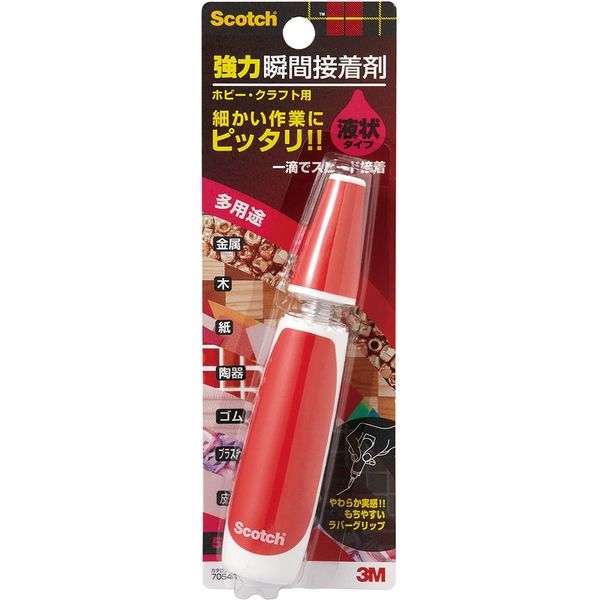 スリーエム ジャパン 強力瞬間接着剤 ホビー・クラフト用 液状タイプ