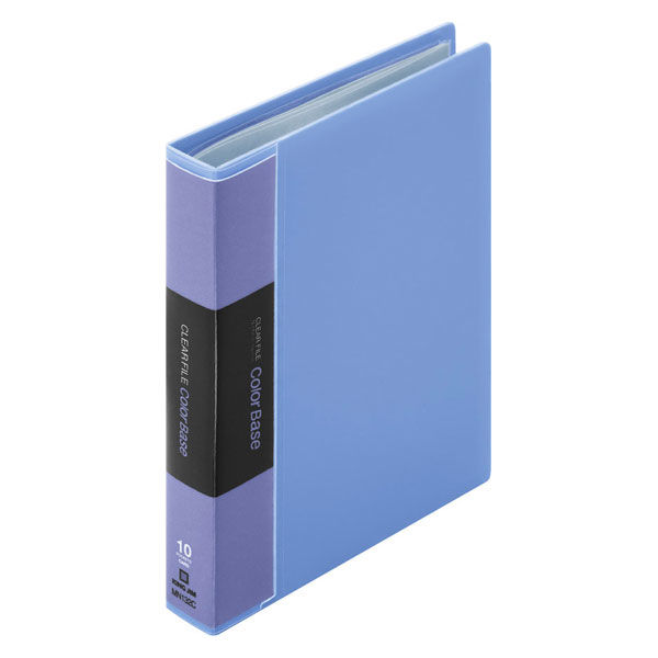 キングジム ミニカラーベース ブルー ファイル MN132CーB 1冊 - アスクル
