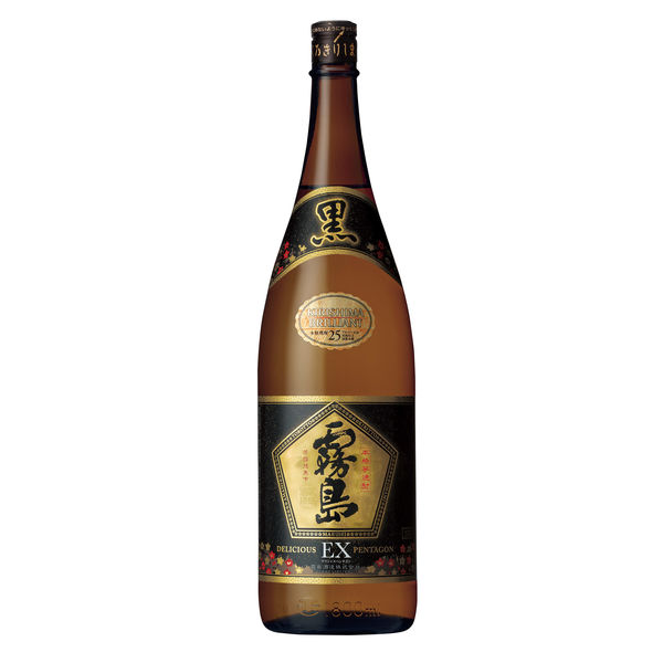 黒霧島EX 25度 1.8L 瓶 1本 芋焼酎 霧島酒造 - アスクル