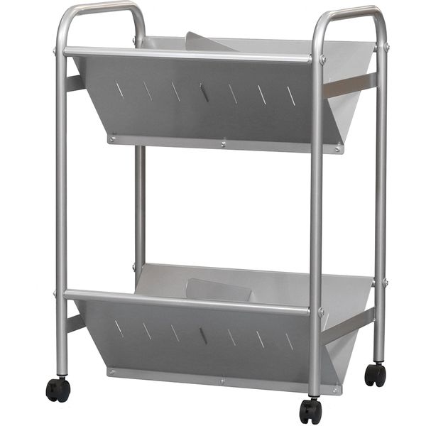 林製作所 ファイルワゴン 2段 幅500×奥行400×高さ780mm YSK-015 1台