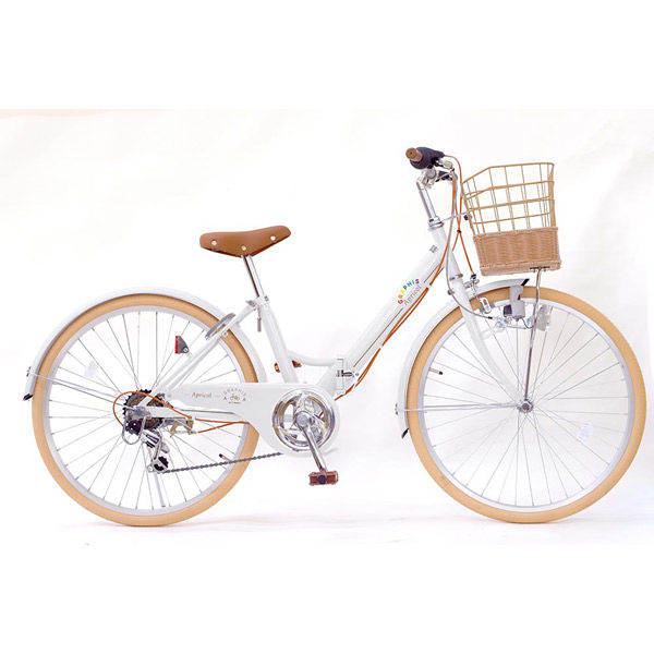 池商 子供用自転車24インチ・6段変速 GR-APRICOT-W GR-APRICOT24-W 1台