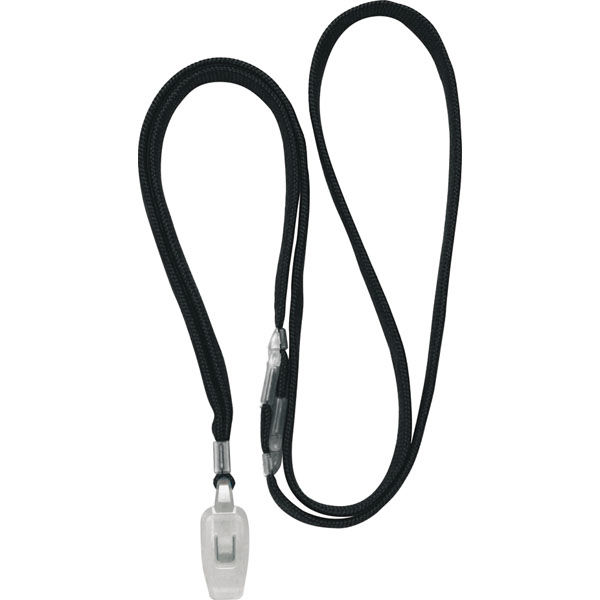 ソニック IDカード用 吊下げひも 黒 バラ NF-553-D 1セット(30個