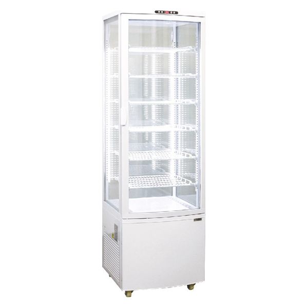 軒先渡し】レマコム 4面ガラス冷蔵ショーケース 238リットルタイプ R4G