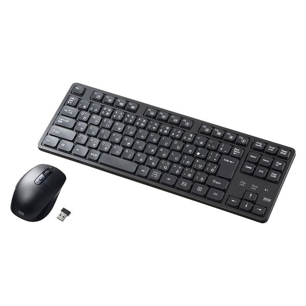 サンワサプライ ワイヤレスキーボード 無線 静音 うす型メンブレン