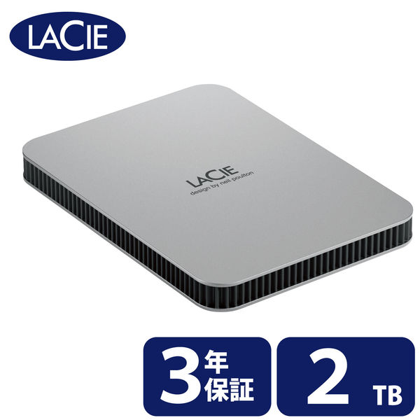 HDD 外付け 2TB ポータブル 3年保証 Mobile Drive STLP2000400 LaCie 1