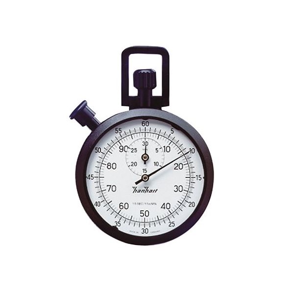 アズワン ABSアナログストップウォッチ30分計 1周60秒 最小:1/5秒、1