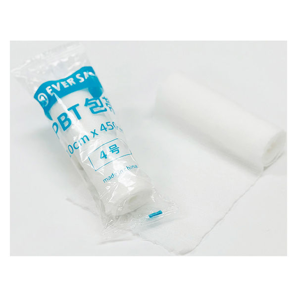 100巻セット】PBT包帯(4号/幅10cm) 伸縮包帯 応急手当 救急