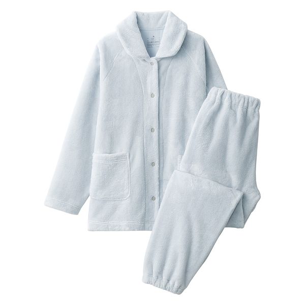 レディース】無印良品 婦人 静電気が起きにくい 着る毛布 パジャマ