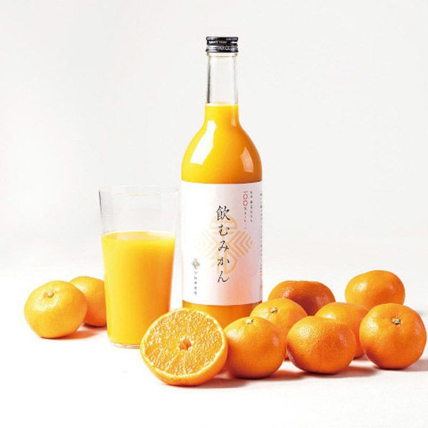 株)早和果樹園 飲むみかん 瓶 720ml×12 4580137890454 1セット(12個