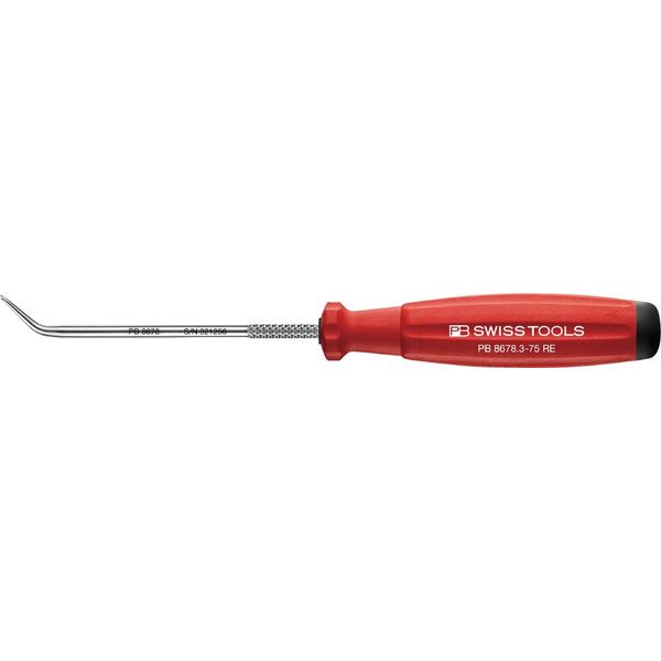 ピービースイスツールズ スイスグリップタイプ ピックツール 先曲がり