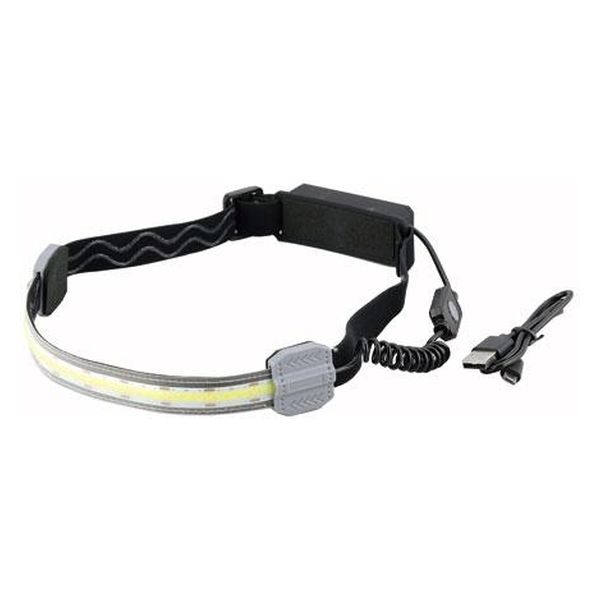 セーブインダストリー バックライト付 充電式5WCOBヘッドライト SV