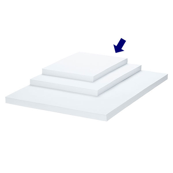 今村紙工 白画用紙 中厚口 A4 100枚 SA4-100 1包 - アスクル