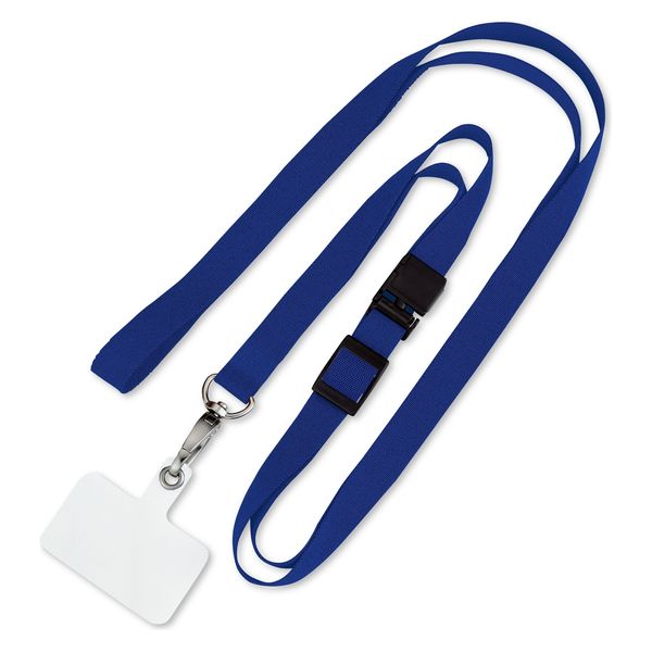 オープン工業 スマホ用ストラップ 青 NX-208P-BU 1本 - アスクル