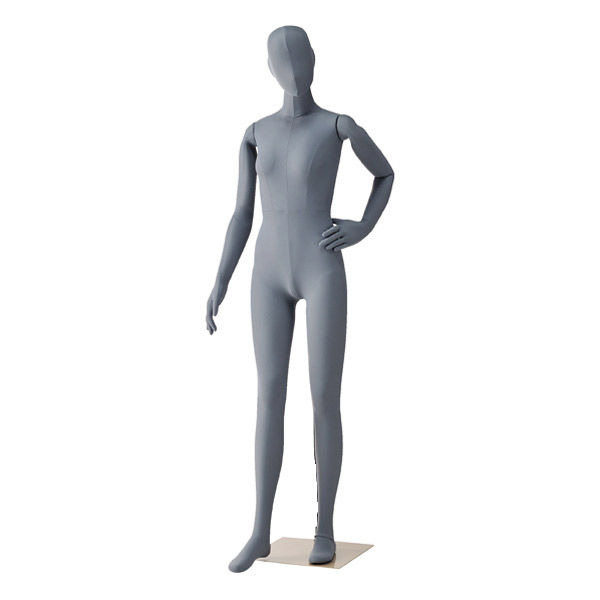 ストア・エキスプレス 婦人フレキシブルマネキン グレー 8000-122 1台
