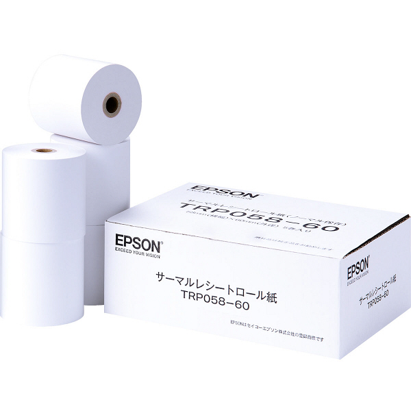 セイコーエプソン TRP058-60 58×60 普通保存 サーマルロール 1パック