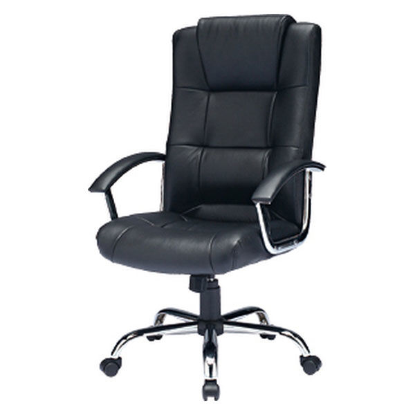 サンワサプライ ハイバックレザーチェア SNC-L7K 1脚 - アスクル