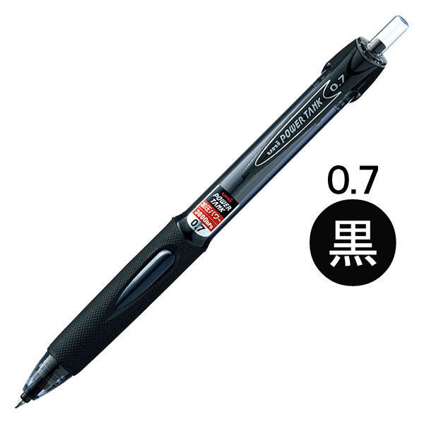 三菱鉛筆(uni) 加圧ボールペン パワータンク スタンダード 0.7mm 黒
