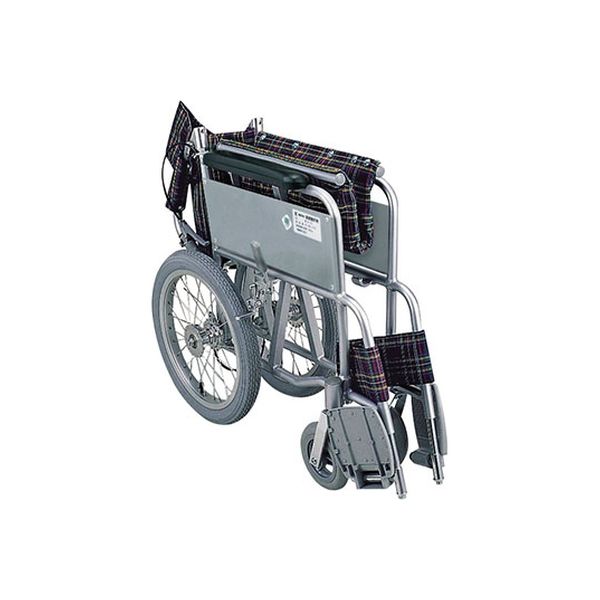 幸和製作所 車いす ハンドブレーキ付アルミ製介護車(背折れタイプ) B