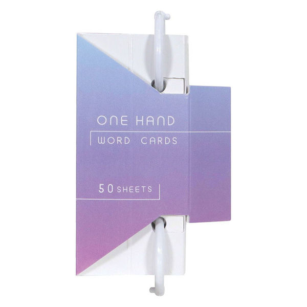 クツワ ワンハンド単語カード小・パープル SC236PU 1セット(1個×5