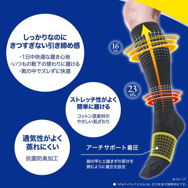 メディキュット 颯爽と歩ける着圧ソックス L レキットベンキーザー