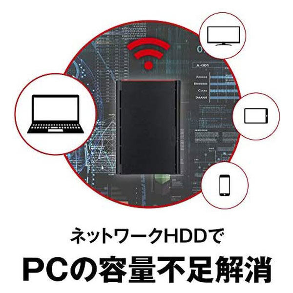 NAS（ネットワークハードディスク）8TB 2ドライブ リンクステーション