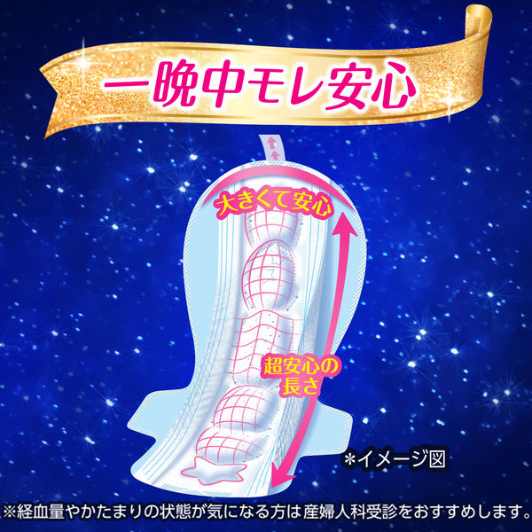 大容量 ナプキン 生理用品 特に多い夜用 羽つき ソフィ超熟睡 400 1