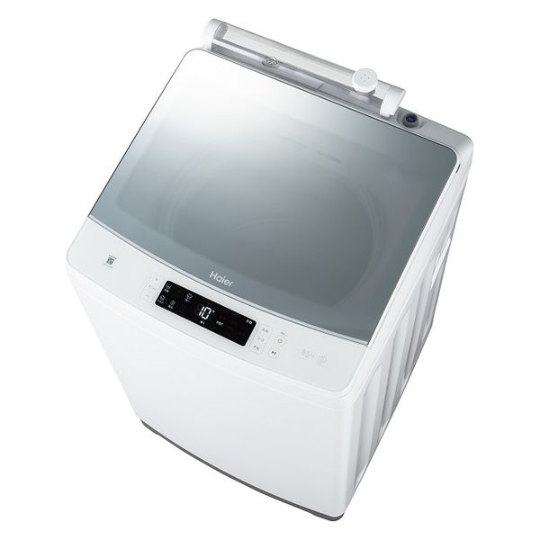 軒先渡し】ハイアール 8.5kg ガラストップ 全自動洗濯機 ～5人 JW