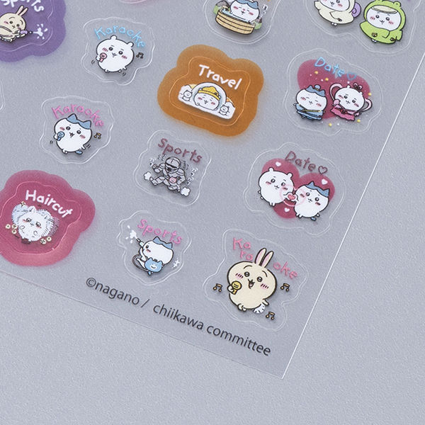 エンスカイ ちいかわ スケジュールシール A柄 215101 1枚 - アスクル