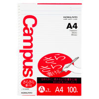 コクヨ キャンパス ルーズリーフ(無地)A4 30穴 さら ノ-827WE 1セット