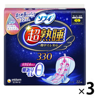 大容量 ナプキン 生理用品 特に多い夜用 羽つき ソフィ超熟睡 400 1