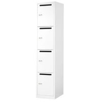 軒先渡し】エムテックス ジョイントスチール薄型組立式ロッカー