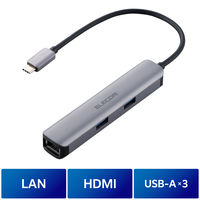ドッキングステーション タイプC ハブ HDMI USBポート×3 LAN USBハブ