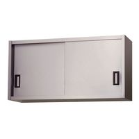 東製作所 ステンレス吊戸棚 1200×300×600 AS-1200S-600 1個 61-4436-32