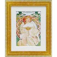 ユーパワー アルフォンス ミュシャ「夢想」 AM-02001（直送品） - アスクル