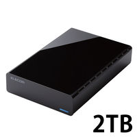 HDD 外付け 4TB USB3.0 テレビ対応 ブラック ELD-CED040UBK エレコム 1
