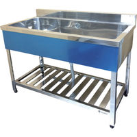 東製作所 アズマ 一槽シンク(ホース付) 1200×600×800 HP1-1200 1台 452