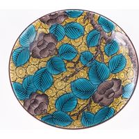 青郊 【九谷焼】豆皿名品コレクション 古九谷青手椿図 MC-12-32p 32個