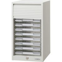 ライオン事務器 レターケースシャッター扉カギ付きA4判縦型5段 No