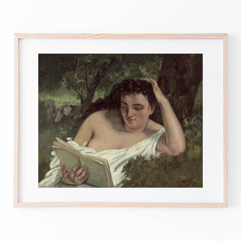 ボクらのアート / A Young Woman Reading (1866-1868) - ギュスターヴ