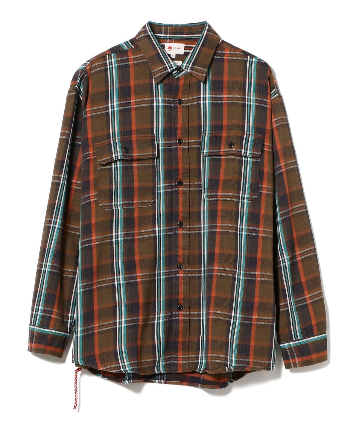 BEAMS JAPAN (BEAMS JAPAN) Loose Fit Check Shirt (Shirts, Blouses