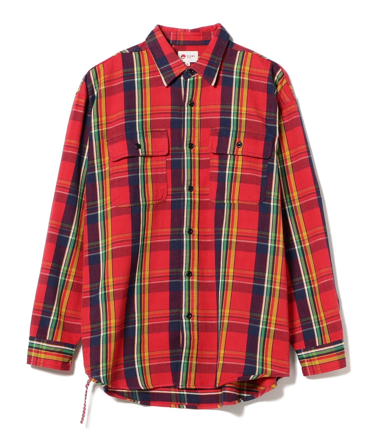 BEAMS JAPAN (BEAMS JAPAN) Loose Fit Check Shirt (Shirts, Blouses