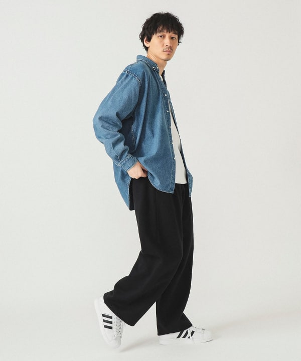 BEAMS（ビームス）デニム ボタンダウンシャツ（シャツ・ブラウス