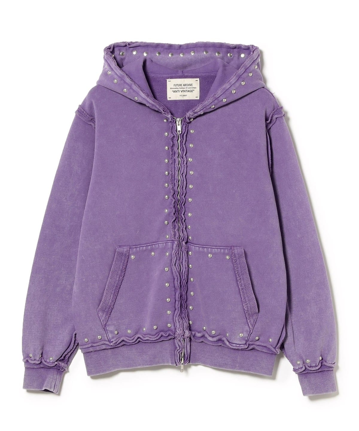 BEAMS FUTURE ARCHIVE BEAMS FADE STUDS HOODY (Tops, Hoodies) for
