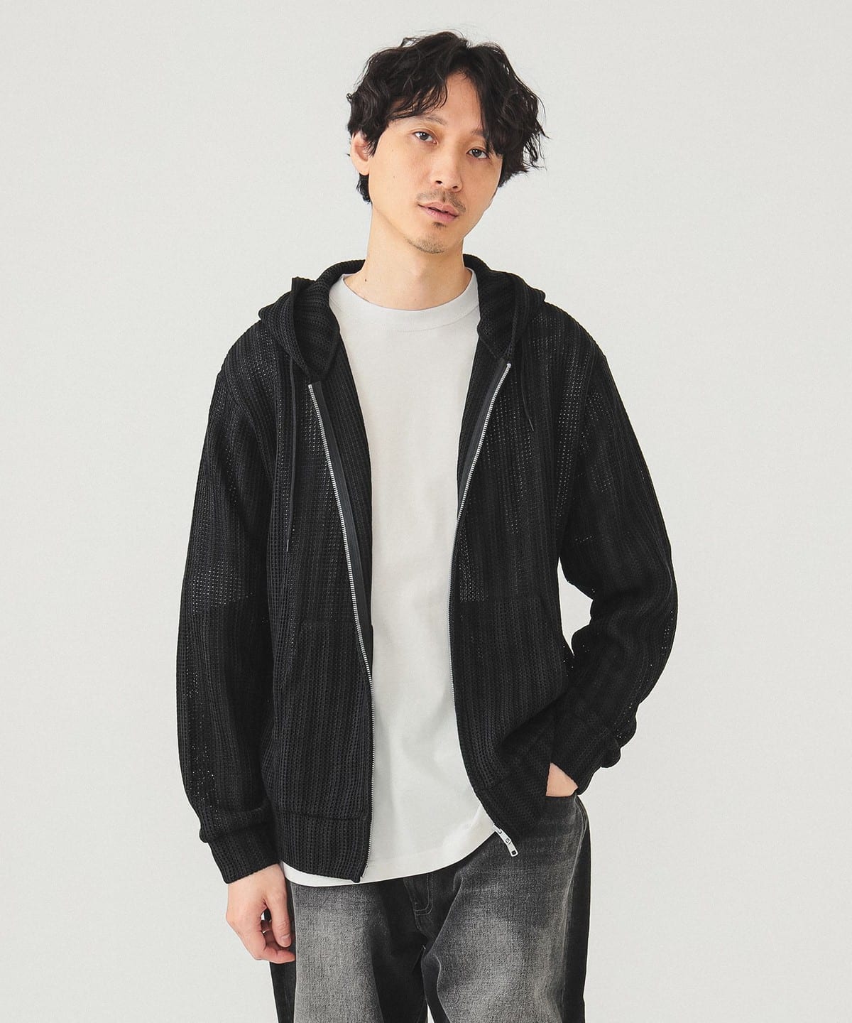 BEAMS（ビームス）メッシュ フーディー（トップス パーカー）通販｜BEAMS