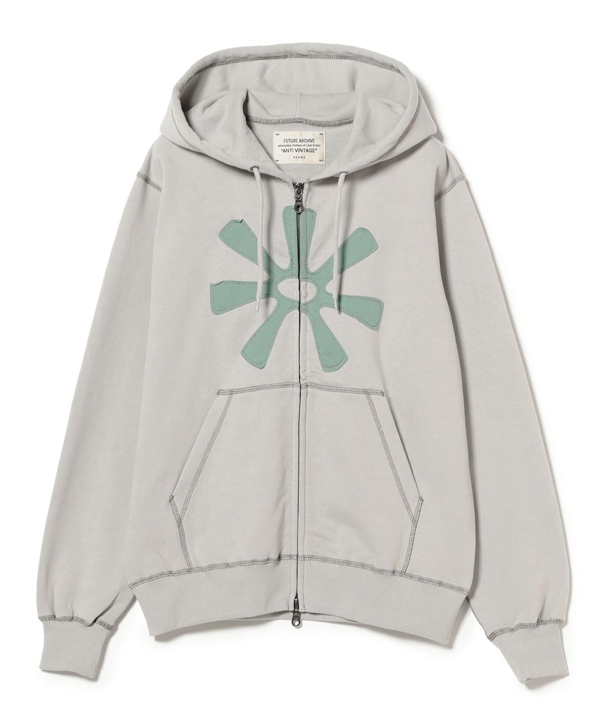BEAMS（ビームス）【別注】De-void* × FUTURE ARCHIVE / ZIP HOODIE