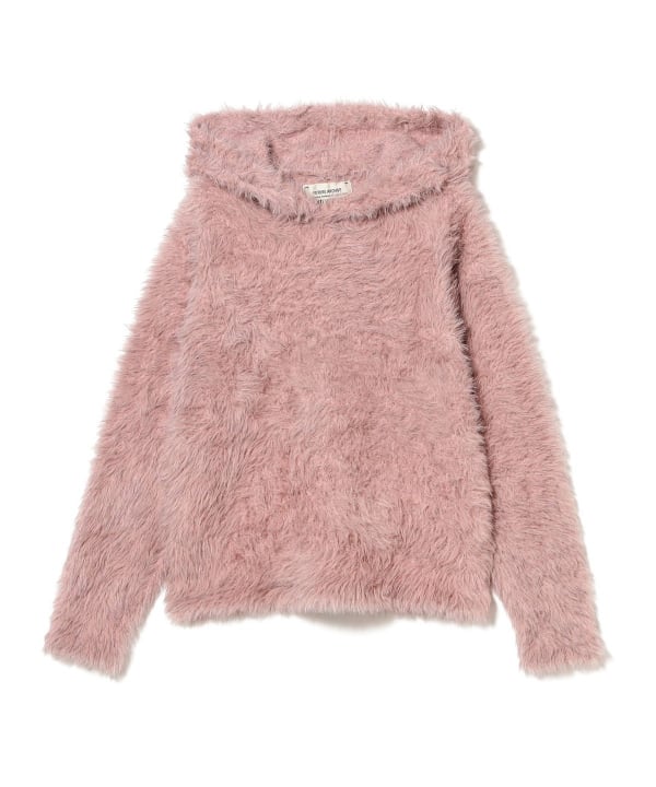 BEAMS（ビームス）FUTURE ARCHIVE / SHAGGY KNIT HOODIE（トップス
