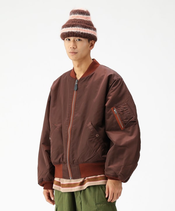 BEAMS（ビームス）リラックスフィット THERMOLITE(R) MA-1 （撥水