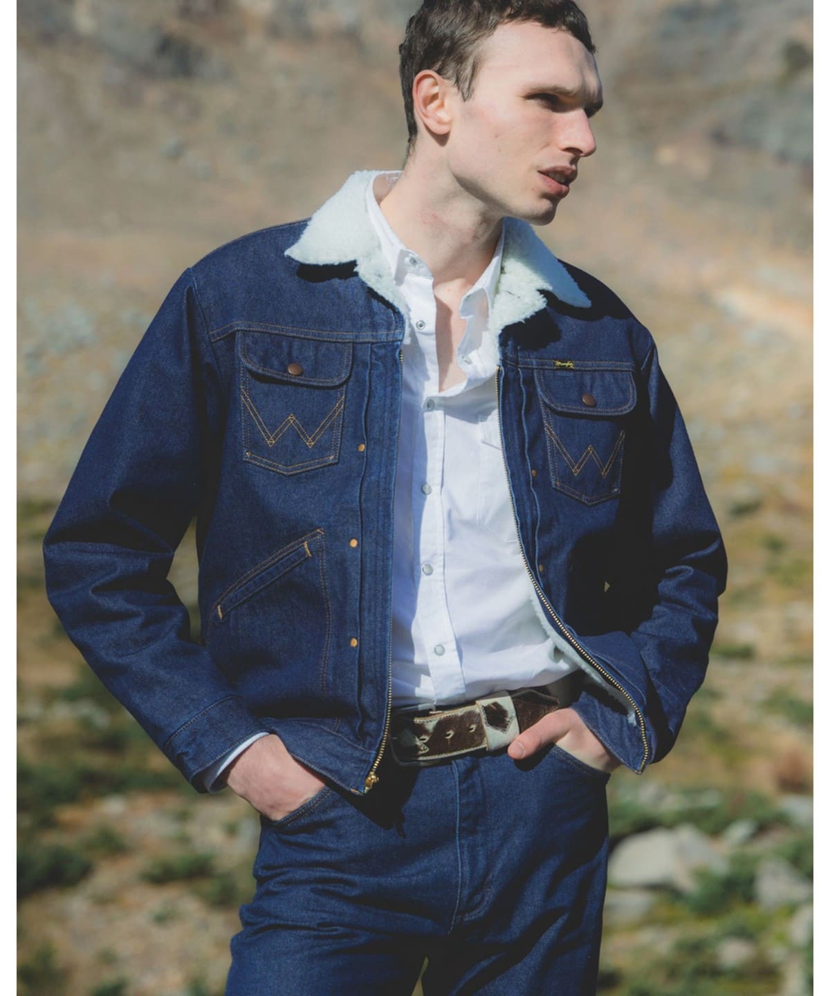 BEAMS（BEAMS）[別注] Wrangler / 24MJZ Boa 外套（牛仔短版外套）線上