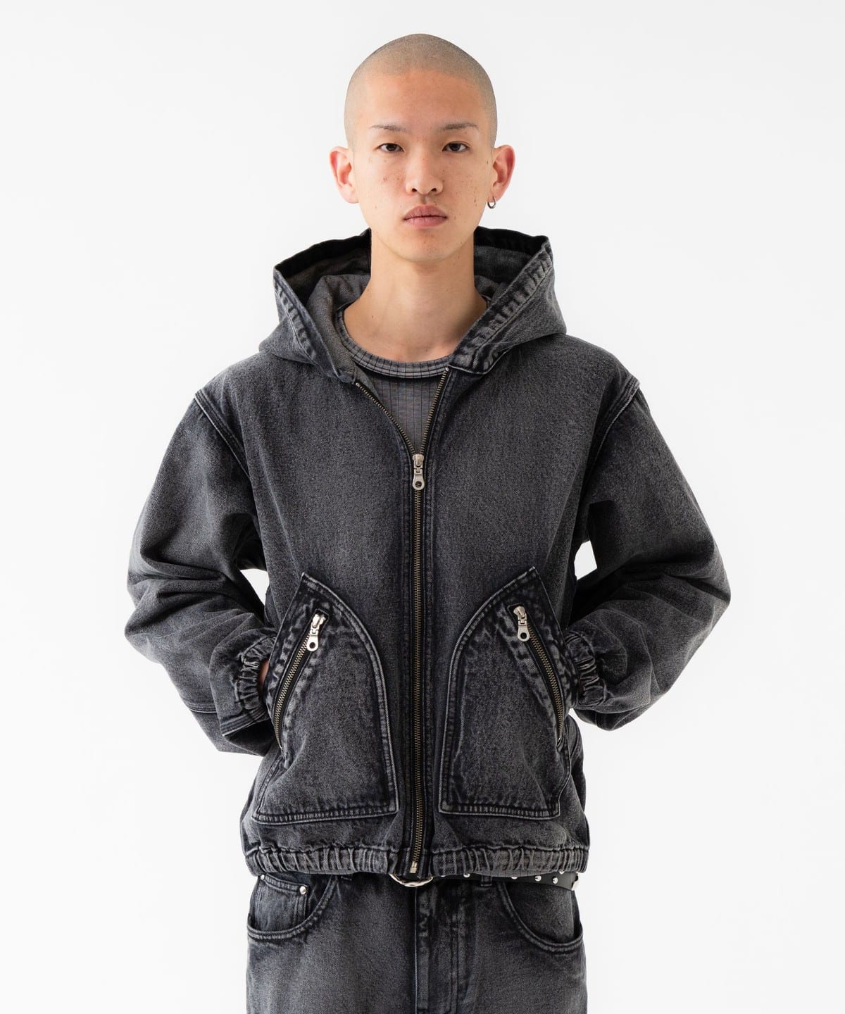 BEAMS（ビームス）FUTURE ARCHIVE / FADE DENIM HOODIE（ブルゾン