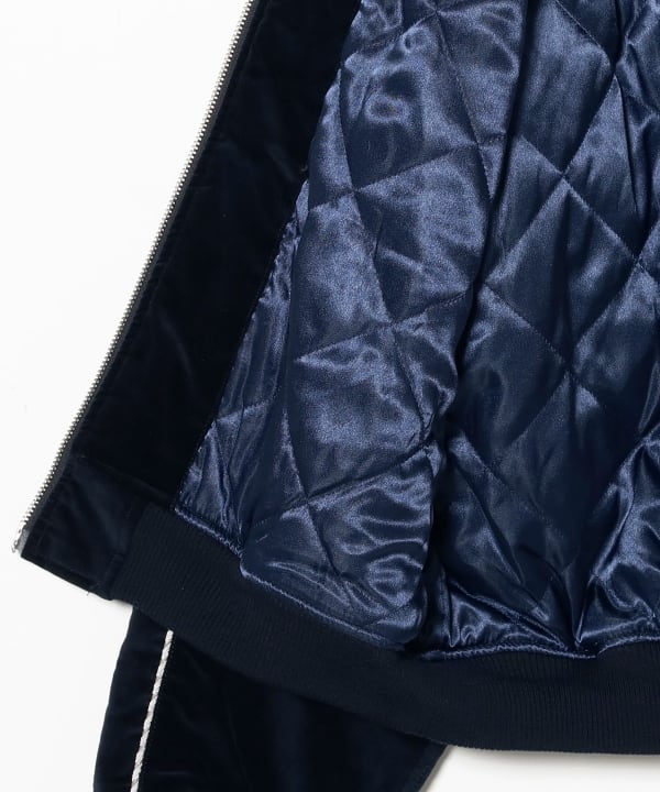 BEAMS（ビームス）リラックスフィット ベロア スカジャン（ブルゾン